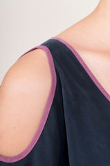 boundary + co asymmetric hem top