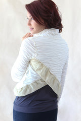 pete cropped jacket with back detail