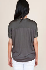 kersh v-neck jersey tee