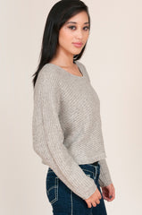 covet cropped boxy sweater