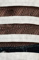 boundary + co pinstripe tee with armbands
